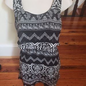 Printed Sleeveless Dress